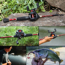 Kit Carretilha com Vara de Pesca Profissional