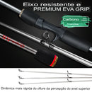 Kit de Vara e Carretilha| Ultra Resistente 1,8m |Drag Máx 10kg + Linha PE Grátis Sougayilang