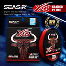 Linha de Pesca Multifilamento   | Seasir RedBull 8 Fios PE 150M Alta Resistência
