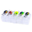 Isca Artificial Crankbait  | Profundidade - Meia Água| 5 Unidades