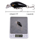 Iscas Crankbait   | Kit Com 8 Unidades | Meia Água e Profundidade