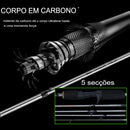 Kit de Vara e Carretilha| Ultra Resistente 1,8m |Drag Máx 10kg + Linha PE Grátis Sougayilang