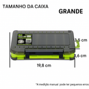 Caixa Organizadora Dupla Face com 14 Divisórias | Samolla + Alicate de Brinde