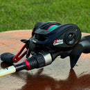 Carretilha  Abu Garcia BLACK MAX 3 | 8Kg de DRAG - Anti-Cabeleira + Óculos Polarizado