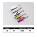 Iscas Minnow Luminosa |Afundamento Lento | 5 Unidades