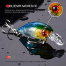 Iscas Crankbait   | Kit Com 8 Unidades | Meia Água e Profundidade